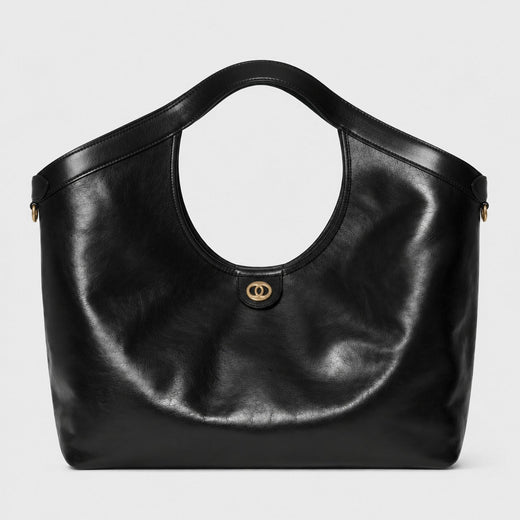 GG Tote Bag - Black Glossy