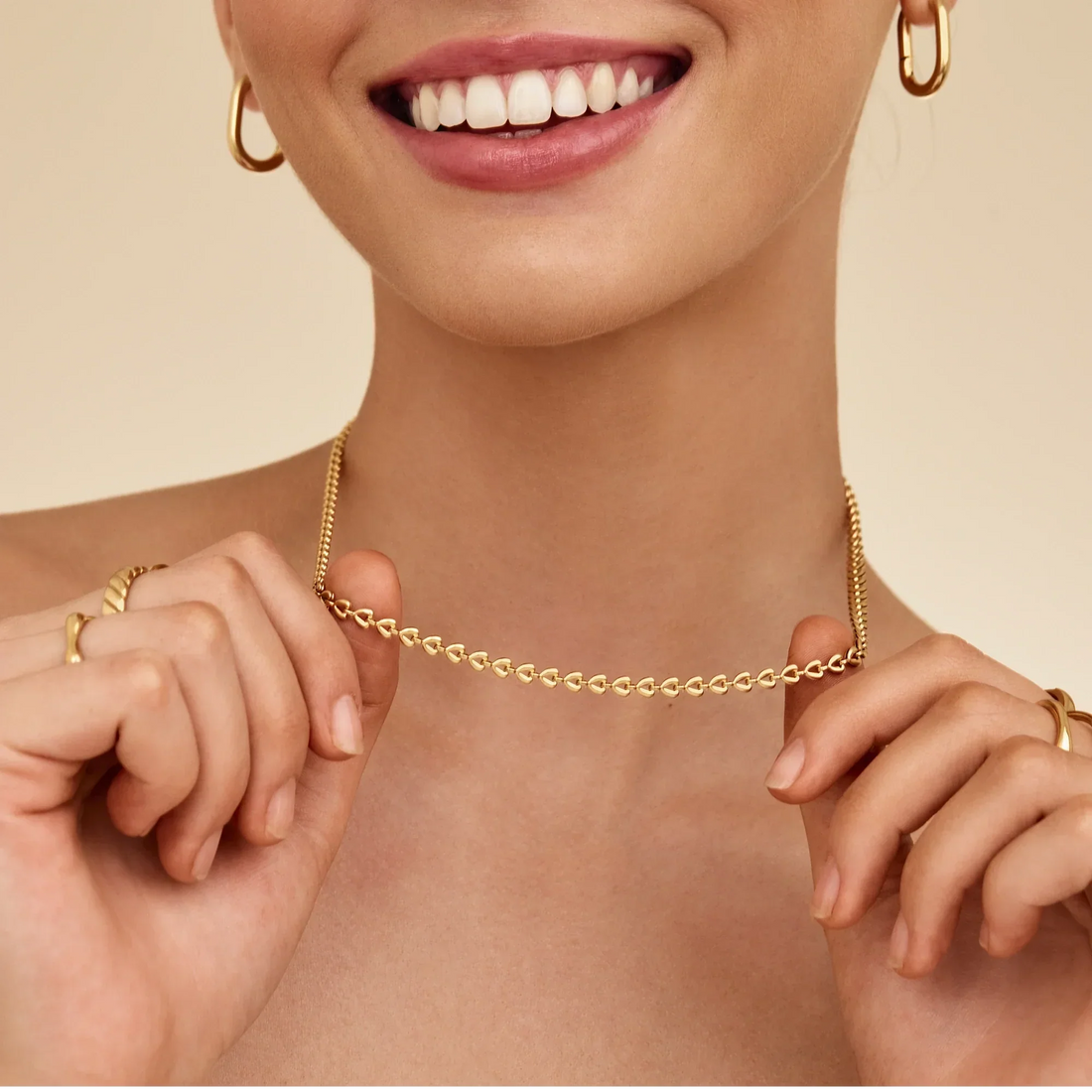 Heart Chain Necklace