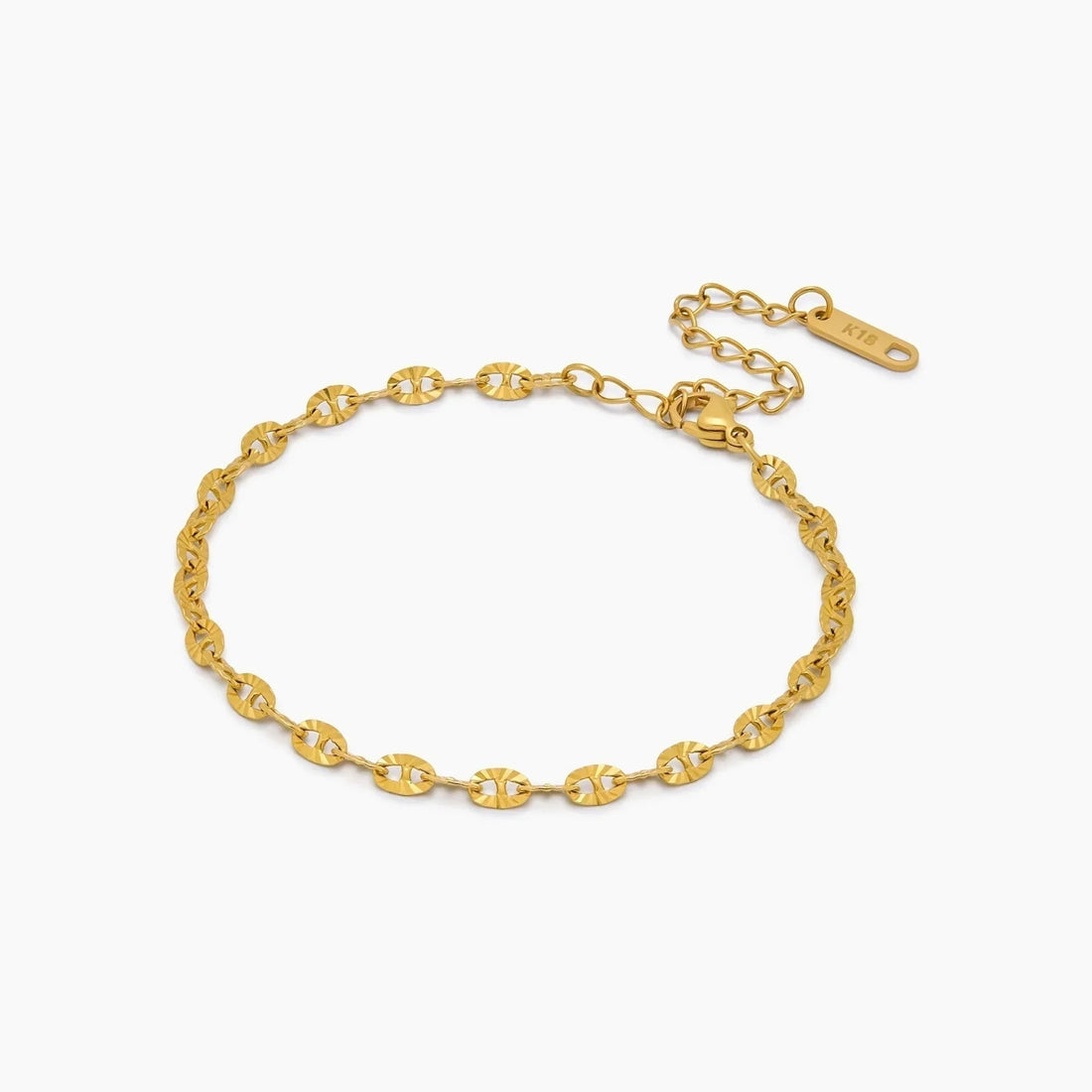 Bold Sequin Link Chain Bracelet