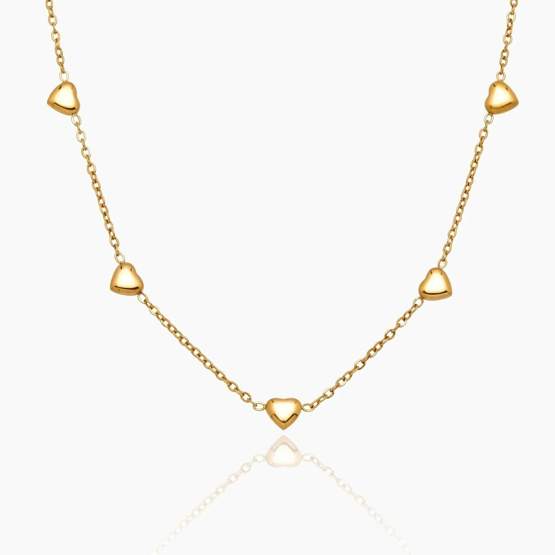 Embossed Heart Necklace
