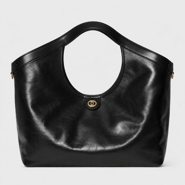 GG Tote Bag - Black Glossy