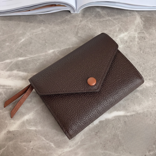 Compact Wallet - Brown