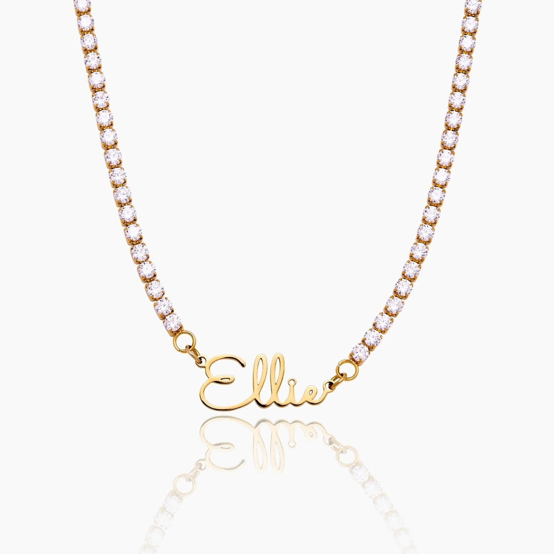 Signature Tennis-Style Name Necklace