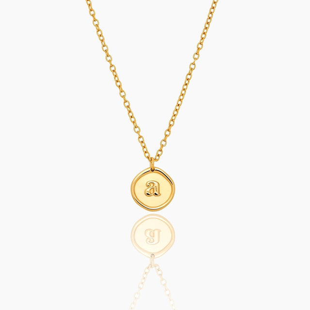 Necklace with Initial Signet