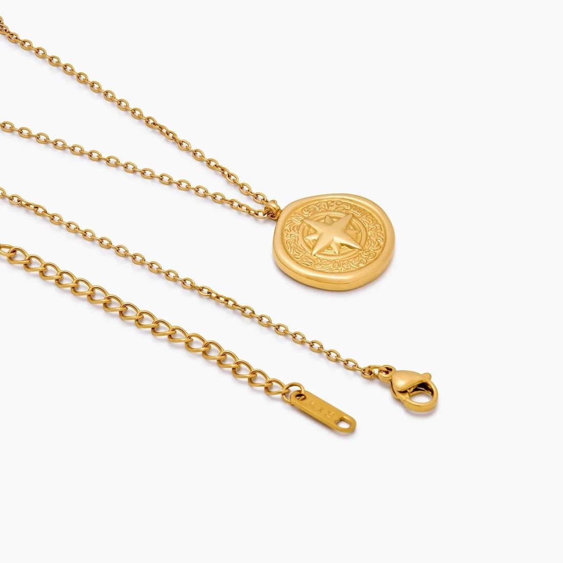 Gold Compass Necklace