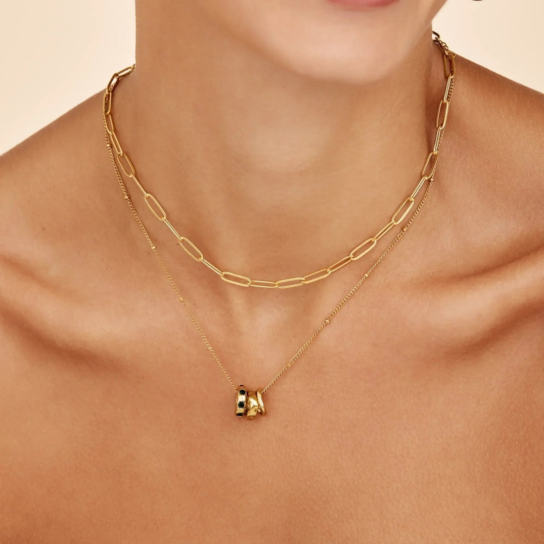 Amara Trio Pendant Necklace