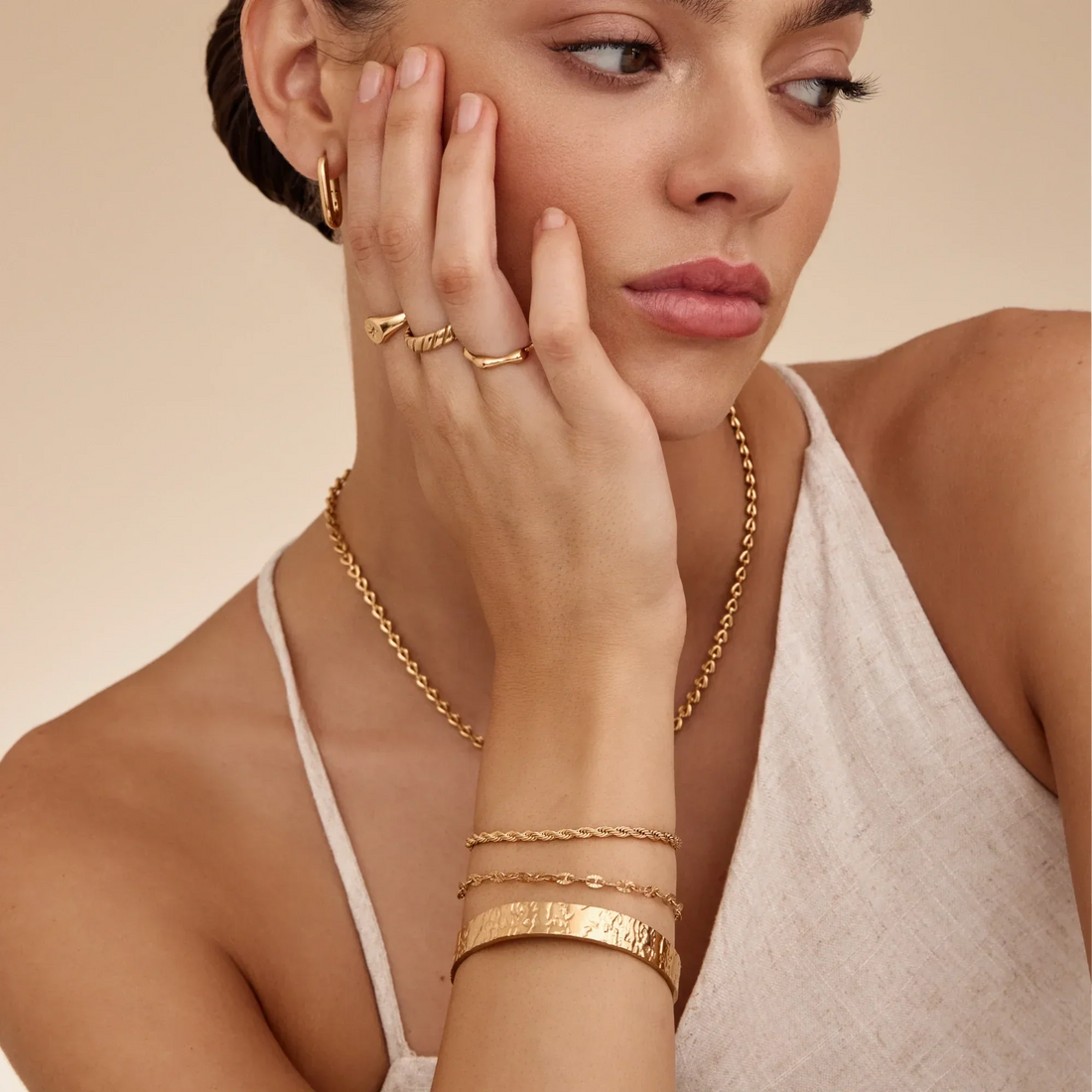 Textured Cuff Bracelet