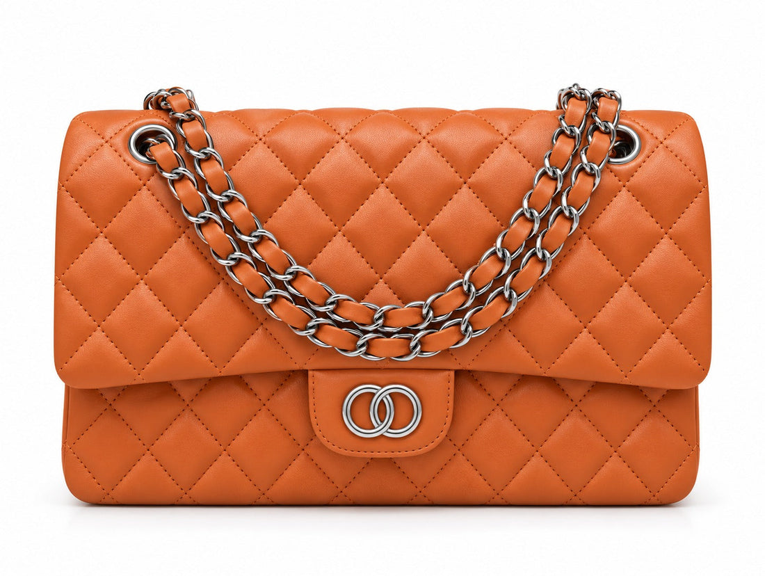 Quilted Flap Bag - Dark Caramel